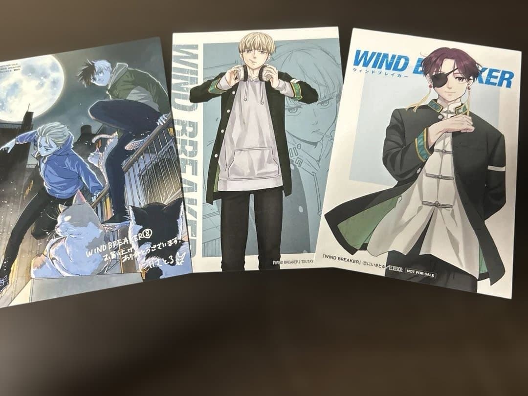 WIND BREAKER 漫画特典 8巻イラストカード ポストカード 梶 桜 - メルカリ