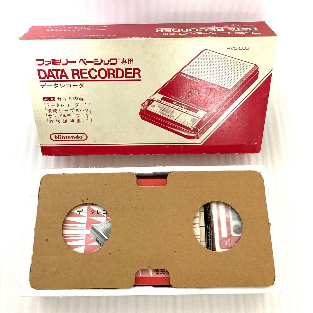 稀少 ファミリーベーシック データレコーダ HVC-008 ファミコン 任天堂