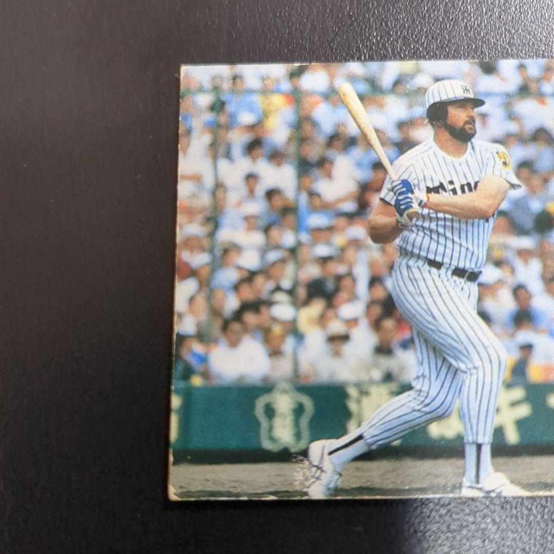 カルビープロ野球カード/バース 裏面似顔絵コンテストバージョン