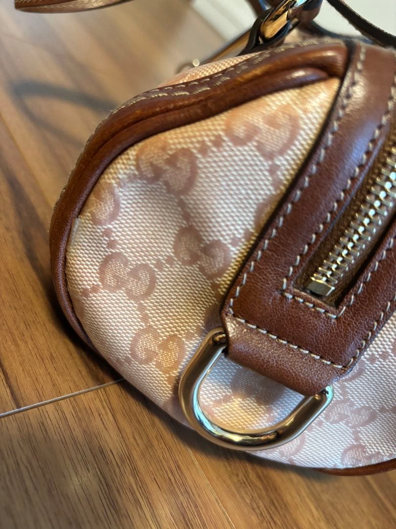 松木ホロみ様専用 グッチ GUCCI ミニボストンバッグ ピンク バッグ