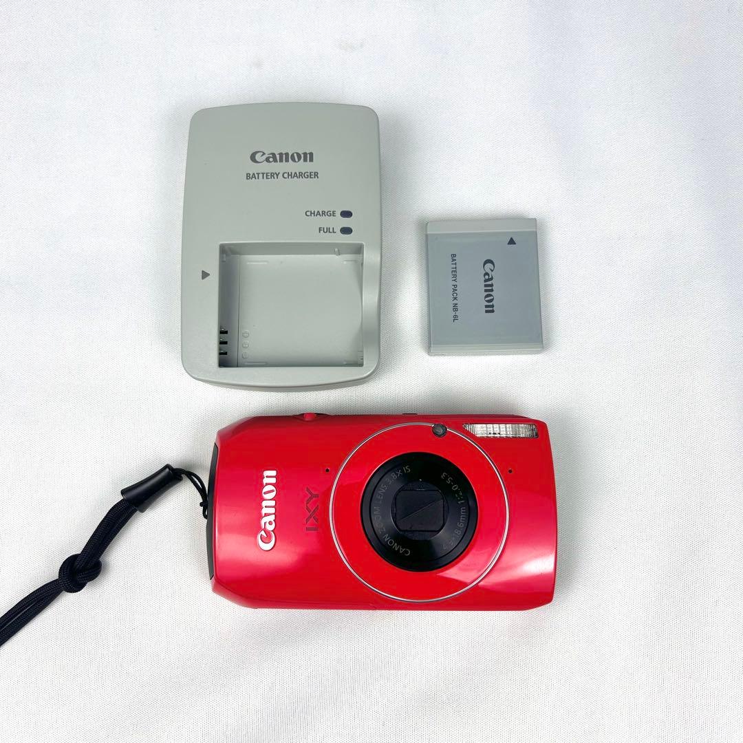 美品】Canon キャノン IXY 30S レッド 赤 コンデジ 動作確認済 - メルカリ
