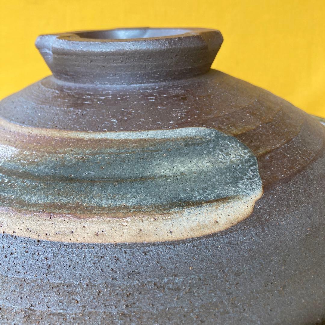 土鍋 伊賀焼10.5号深鍋 金彩刷毛目切込有伊賀焼 長谷園 伊賀土鍋 刷毛目小