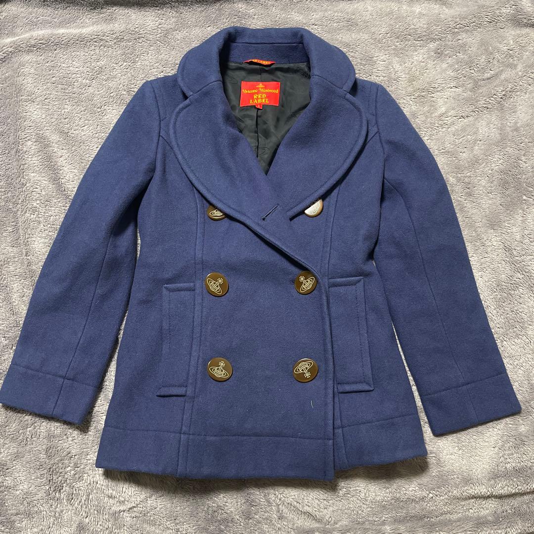 Vivienne Westwood/コート・ピーコート/ネイビー - メルカリ