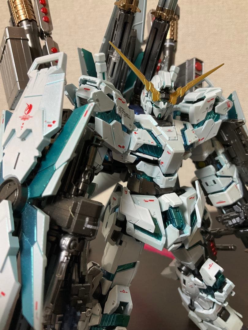 RG フルアーマーユニコーンガンダム 全塗装完成品 - メルカリ