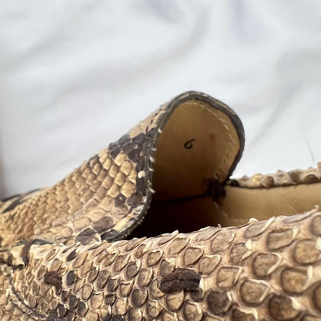 PRADA python driving shoes loafers - メルカリ