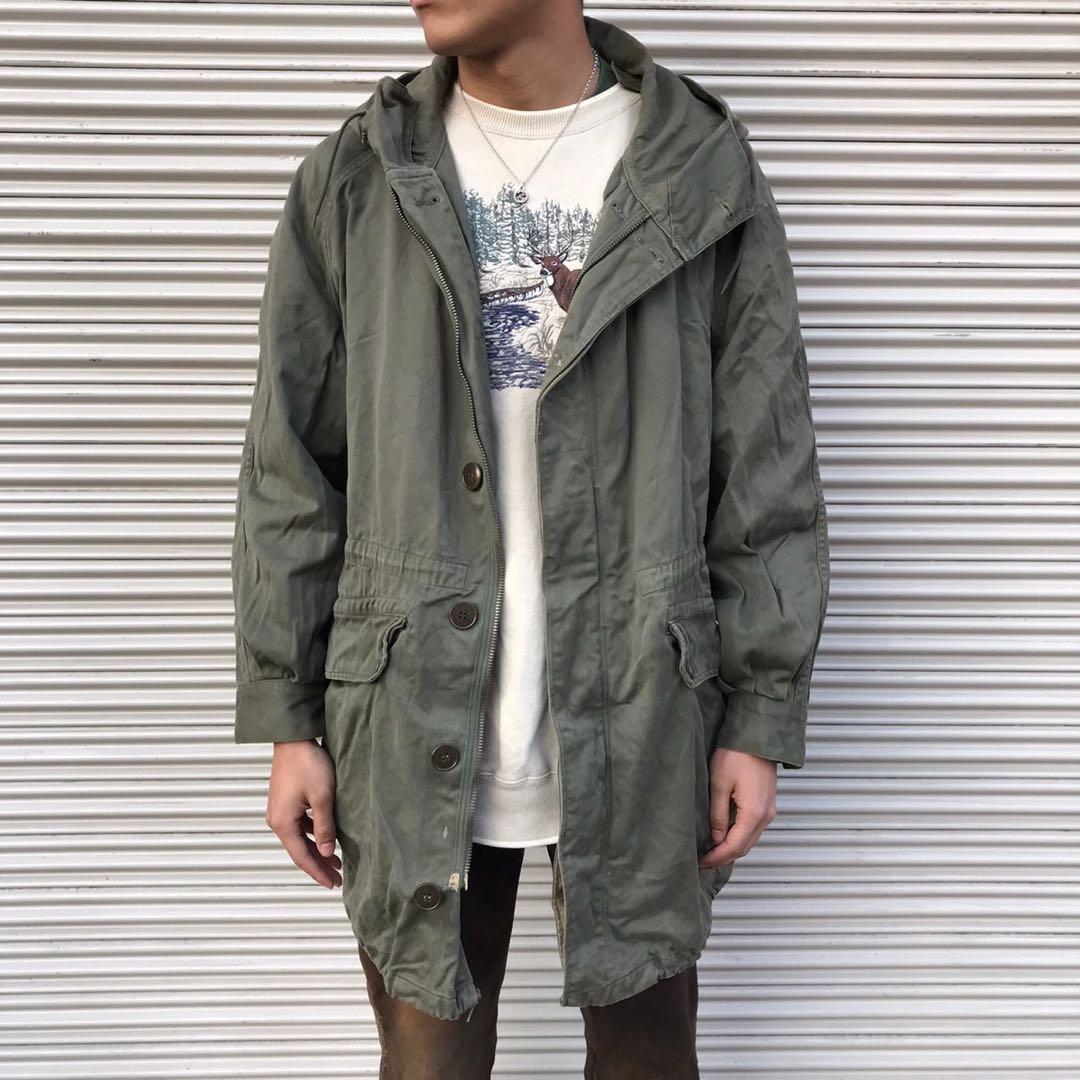 70s フランス軍 実物 M-64 ヴィンテージ フィールドパーカー シェル