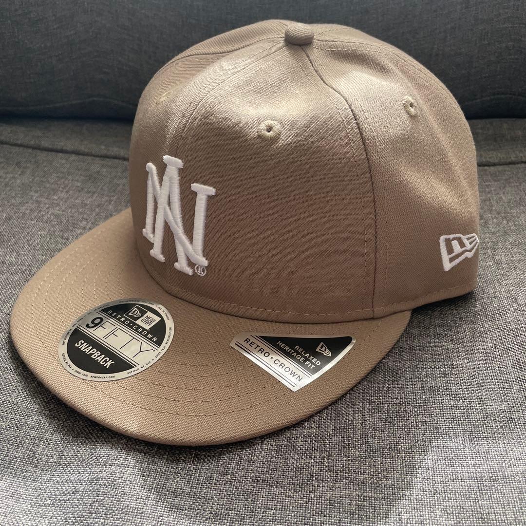 NEW ERA ANK 別注 アニューエラ キャップ アニキ ベージュ NEW ERA ANK 別注 アニューエラ キャップ ベージュ アニキ 片野英児