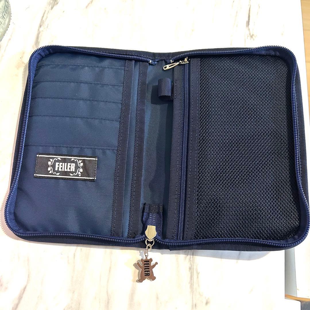 極美品】学校フェイラー ハイジ マルチケース ネイビー 完売品