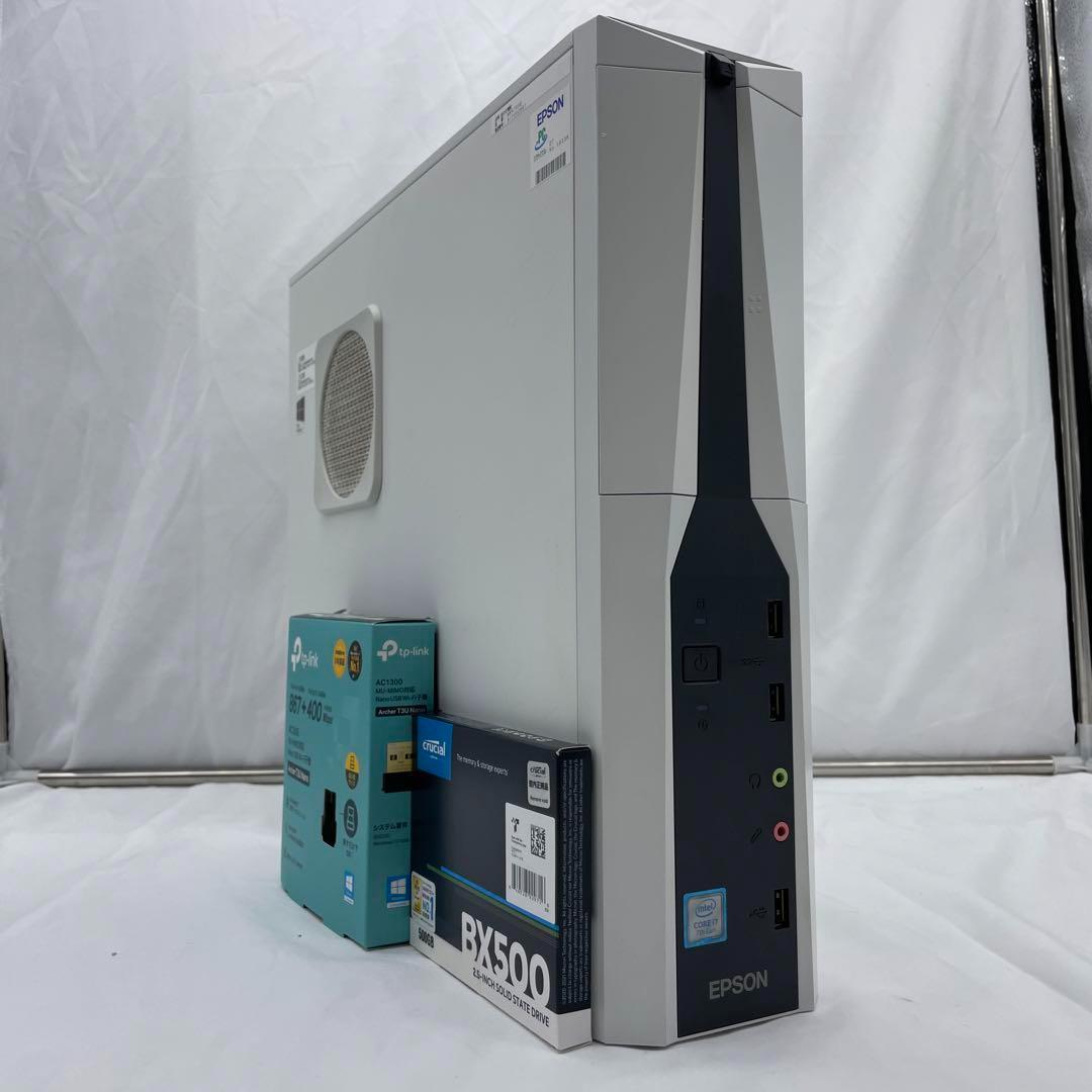 エプソンデスクトップPC i7 メモリ16GB 新品SSD500GB Win11 楽天市場】core i7 メモリ16gb デスクトップの通販