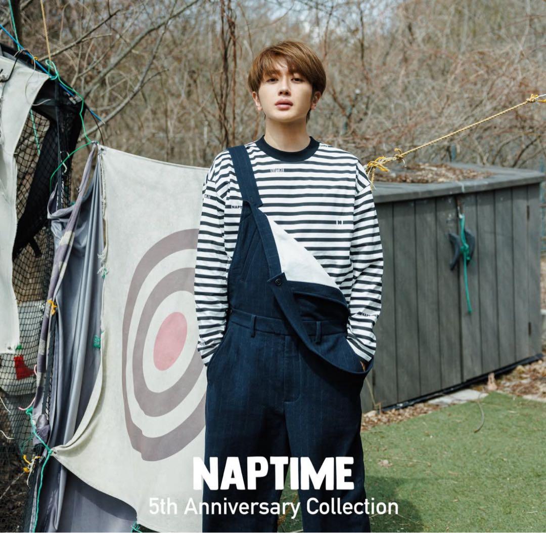 【新品】NissyNaptime.ボーダーロングT(ブラックL) 直営限定/RANDOM BORDER LS T-SHIRT/ランダムボーダー ロングTシャツ