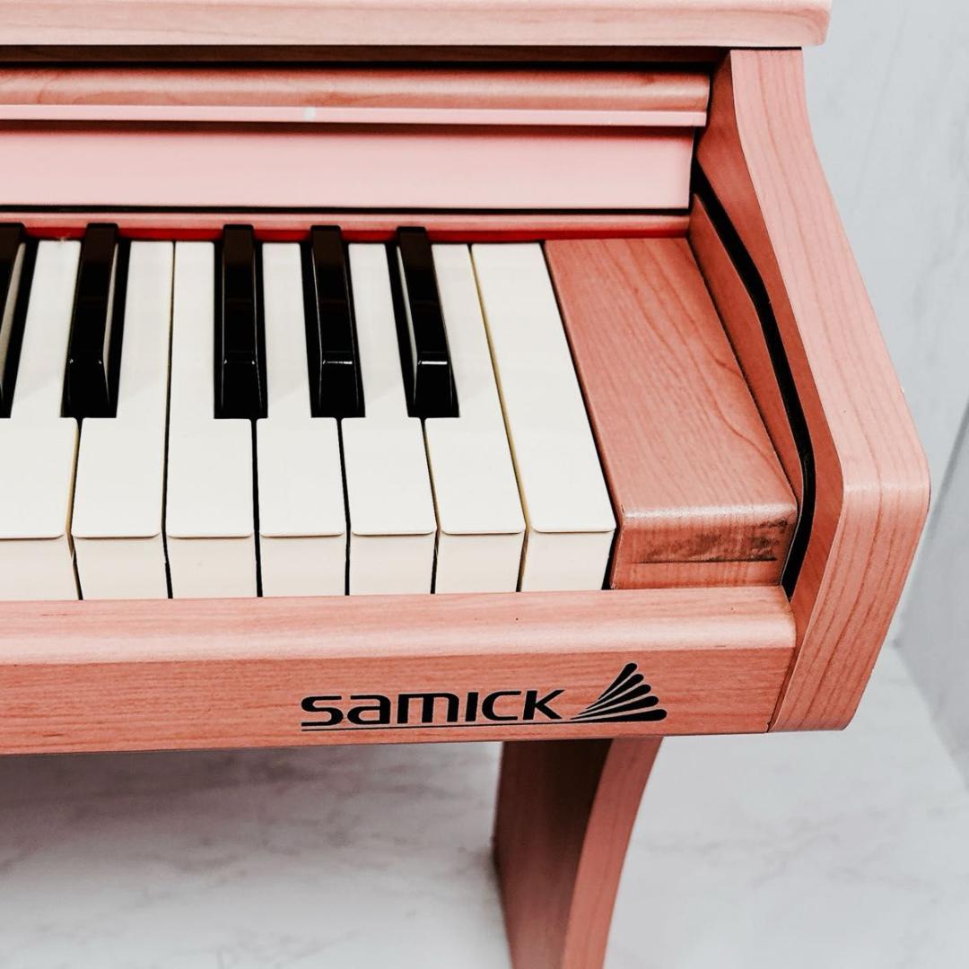 SAMICK 電子ピアノ 61 KID-02 ミニデジタルピアノ ピンク 61鍵 - メルカリ
