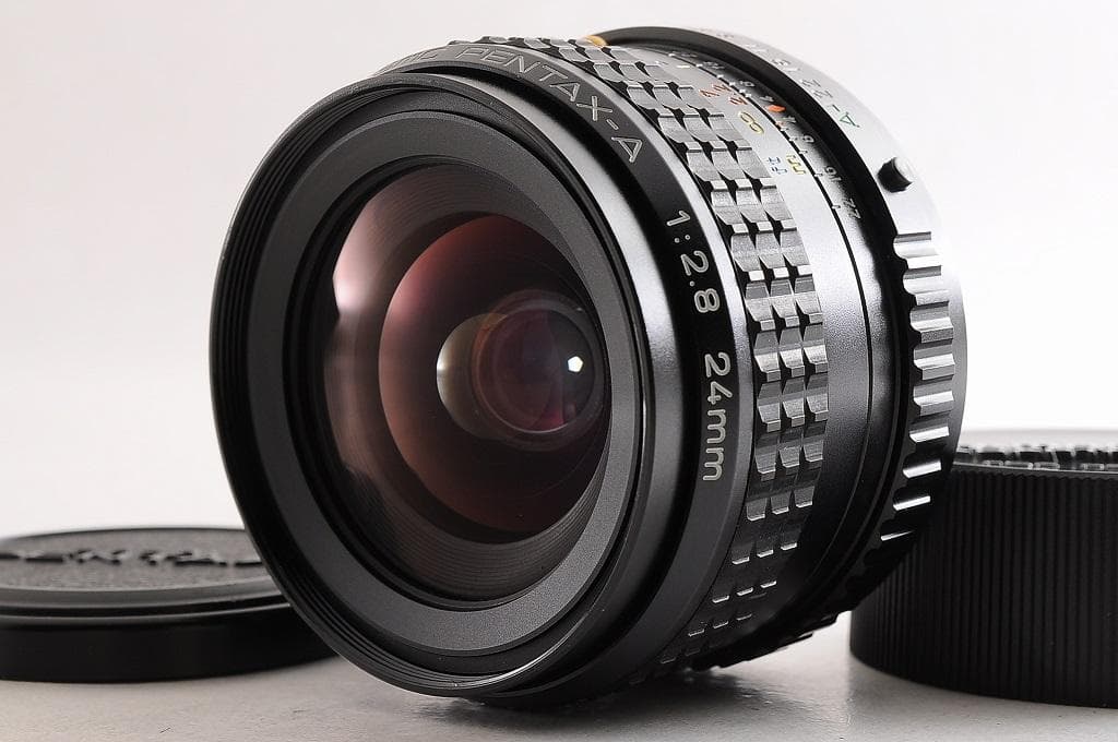 美品 SMC PENTAX A 24mm F2.8 マニュアル レンズ 3947 ペンタックス SMC PENTAX 24mm f2.8 広角 Kマウント オールドレンズ