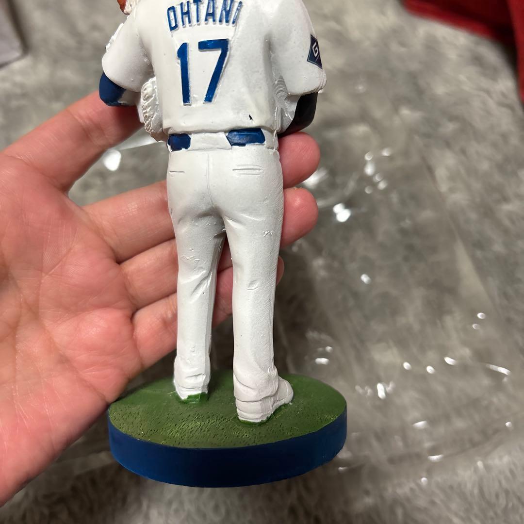 値下げ】大谷翔平 フィギュア ドジャース 17 デコピン バブルヘッド