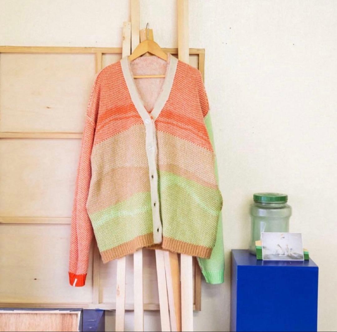 新品タグ付】PAMM 気狂いのニットカーディガン 不幸なベージュ - メルカリ