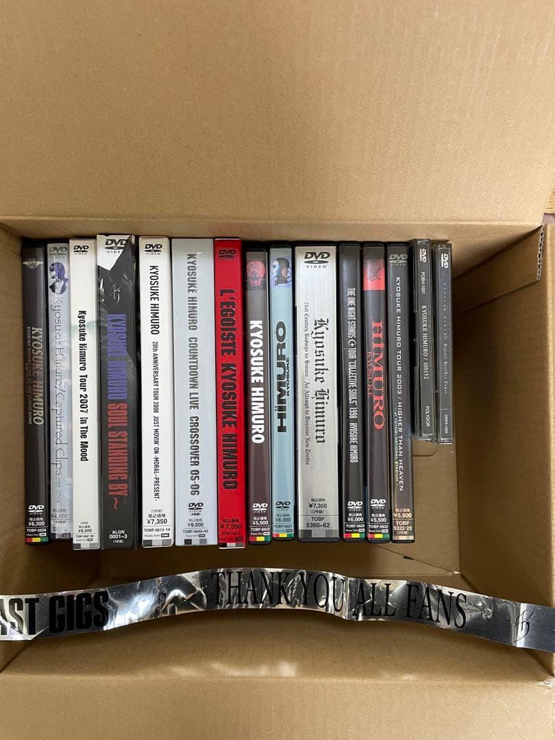 新品級】氷室京介 DVD 15点 ☆スタッフパス完備☆ LASTGIGS銀テ付