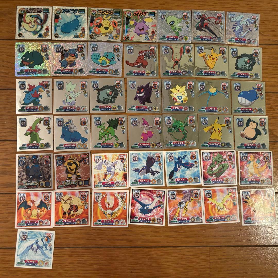 ポケモンシール列伝 キラ30枚他 計240枚 ファイル別売り（1500円