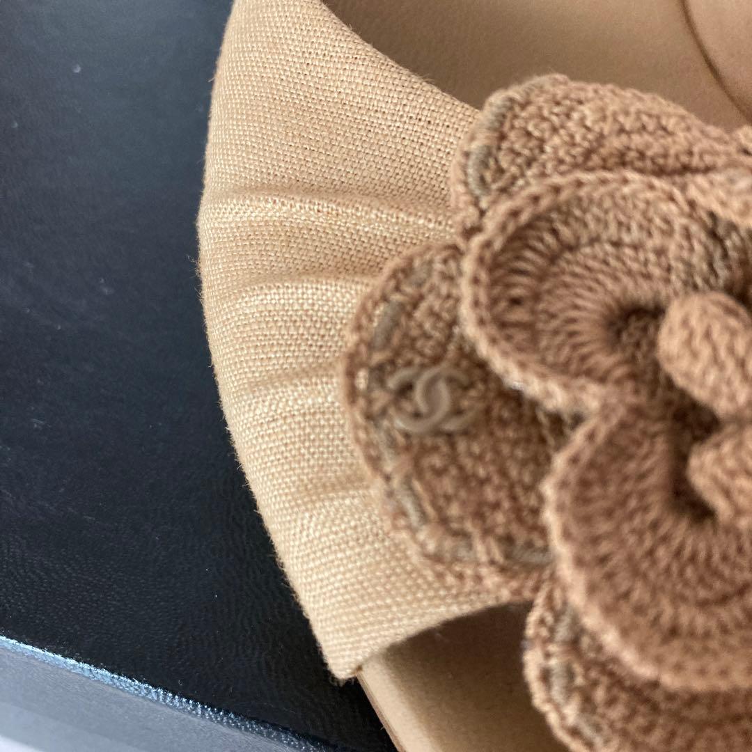 専用です！ シャネル ミュールー カメリア ココマーク6 デパート購入