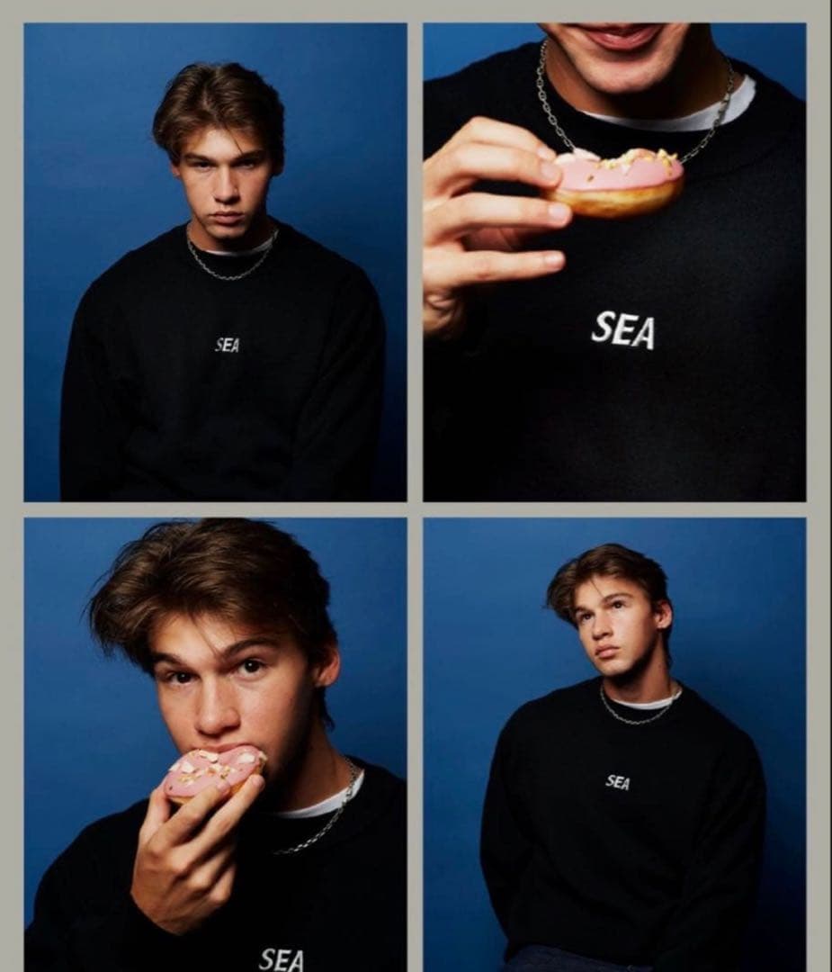 トップス WIND AND SEA Cotton Cashmere Knit Black Cashmere Kate V-Neck | Jenni Kayne