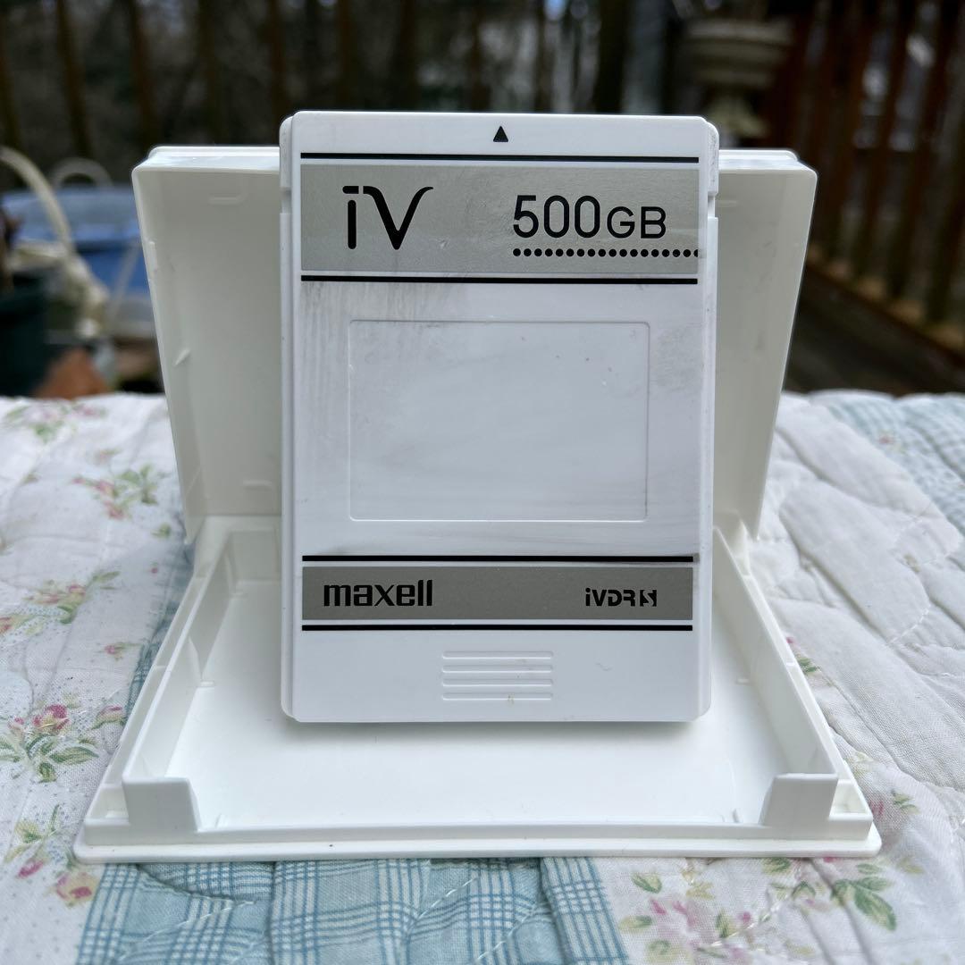 maxell iV 500GB データストレージmaxell iV 500GB カセットハードディスク