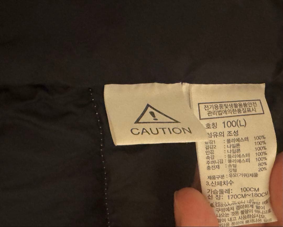 THE NORTH FACE Lhotse 雪山柄 ダウン 100(L) 韓国版 - メルカリ