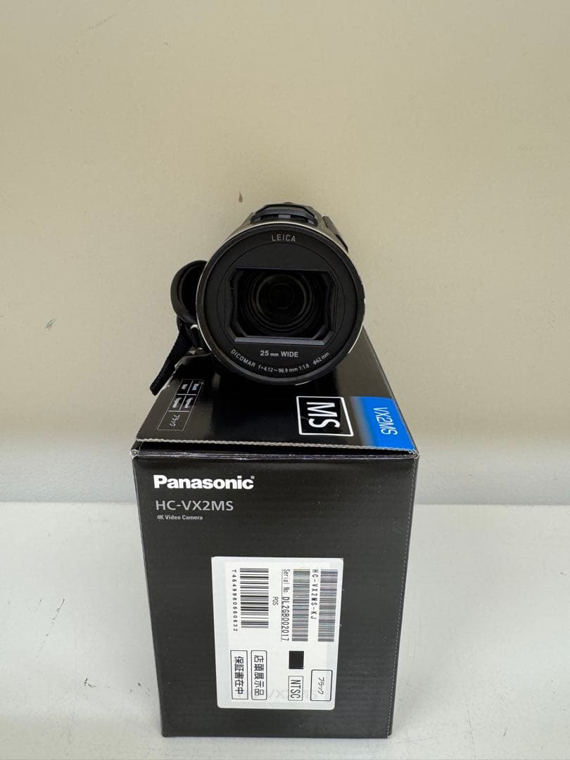 展示品 Panasonic HC-VX2MS 4Kビデオカメラ本体展示品】パナソニック