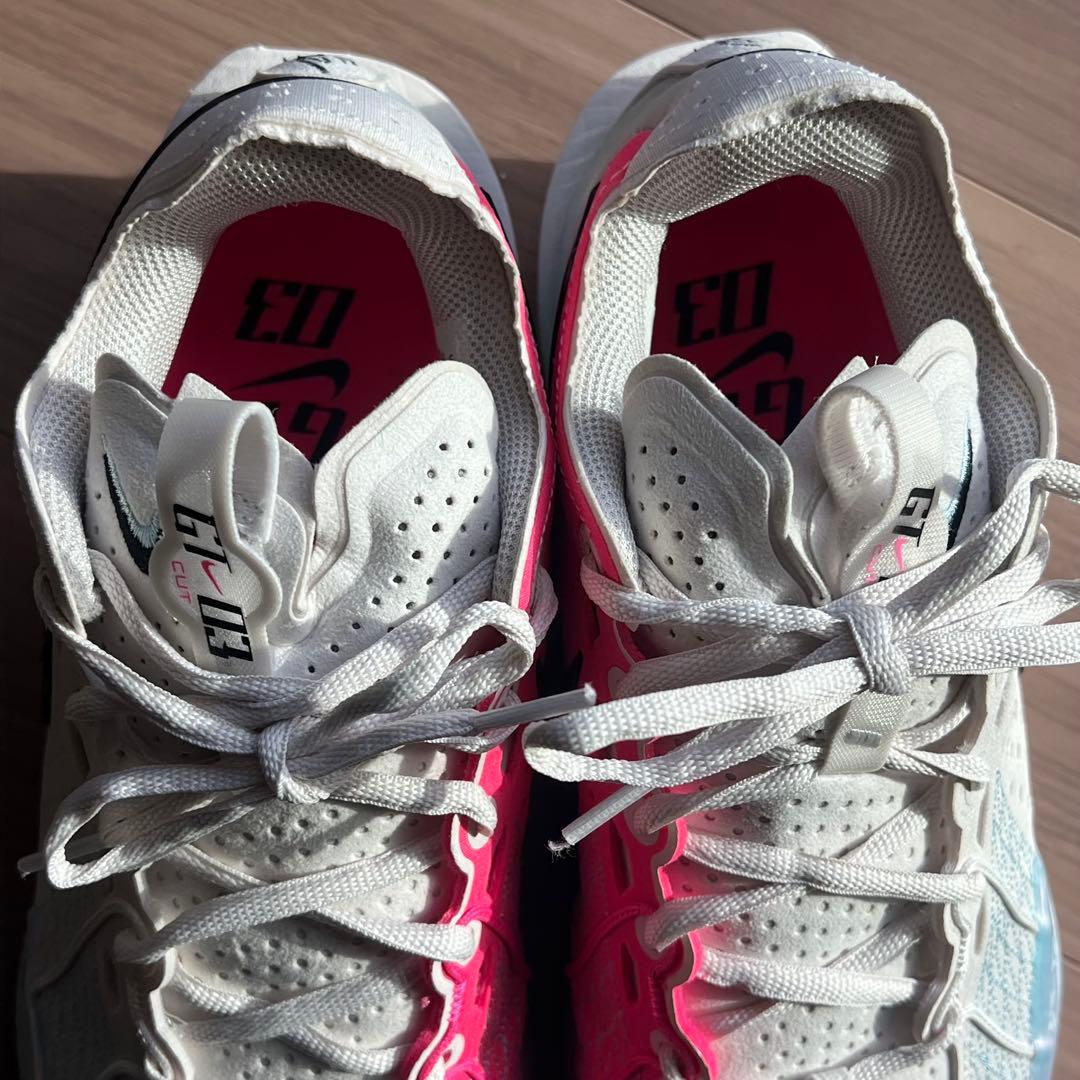 Nike GT Cut バスケットボールシューズ ホワイト/ピンク - メルカリ