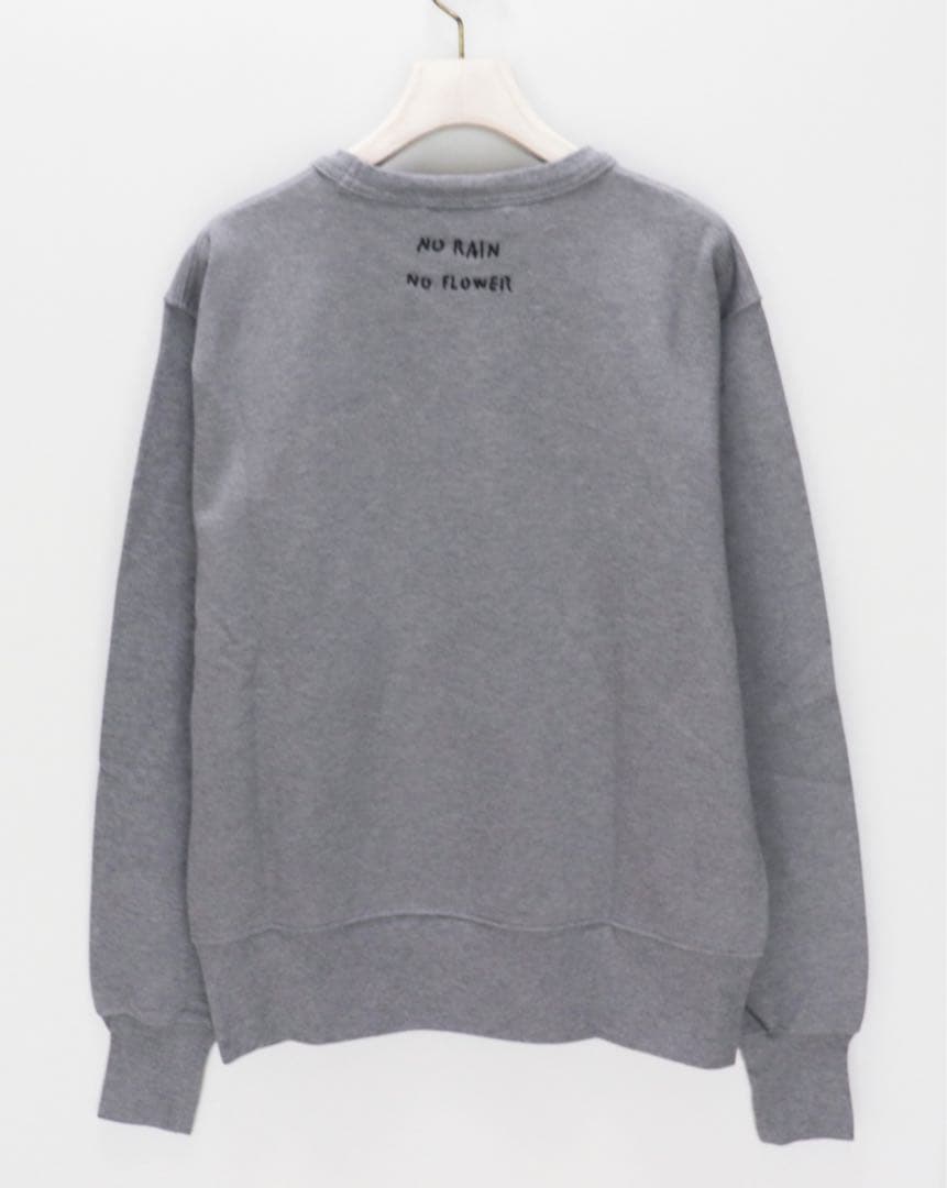 《ラルディーニ》未使用 ロゴ・フラワー刺繍 トレーナー オーバーサイズXS