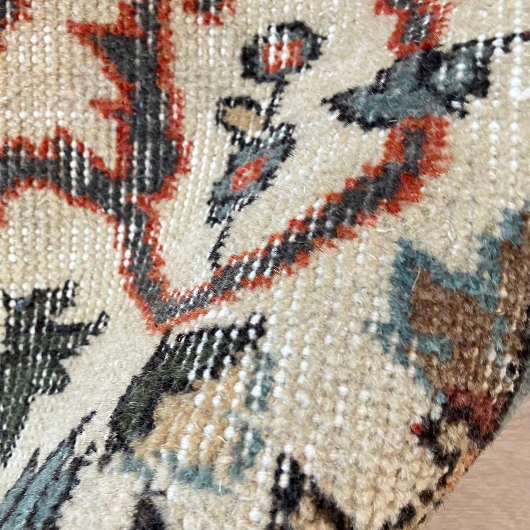 オレンジ✳︎65×187 ブルー パッチワークランナー トルコヴィンテージラグ