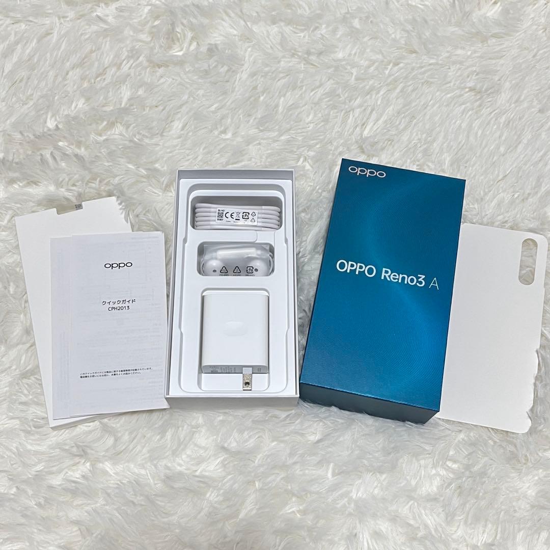 極美品】OPPO Reno3 A ホワイト 128GB SIMフリー おサイフ - メルカリ