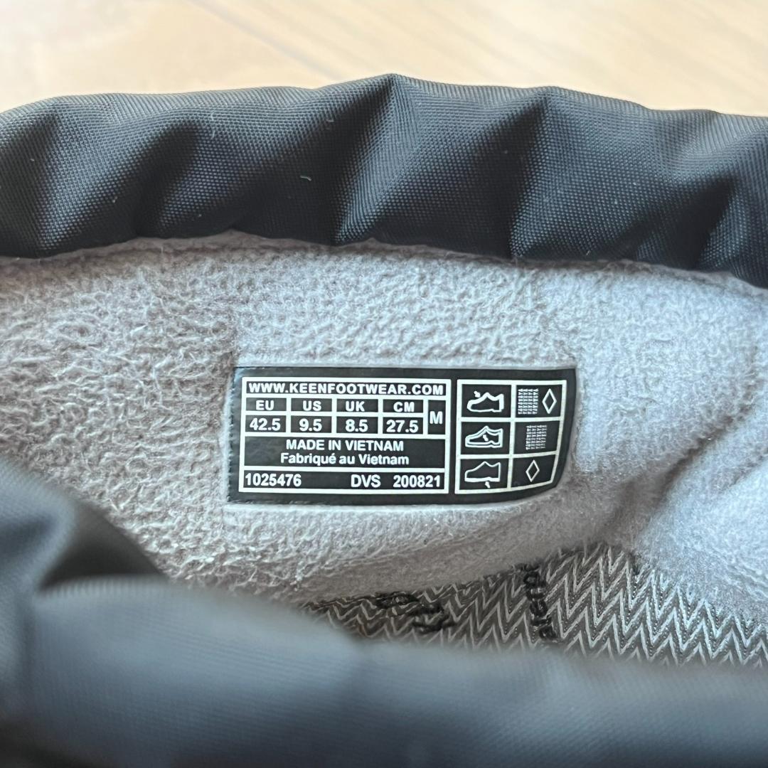 KEEN スノーブーツ ブラック メンズ 27.5cm フットゼラ