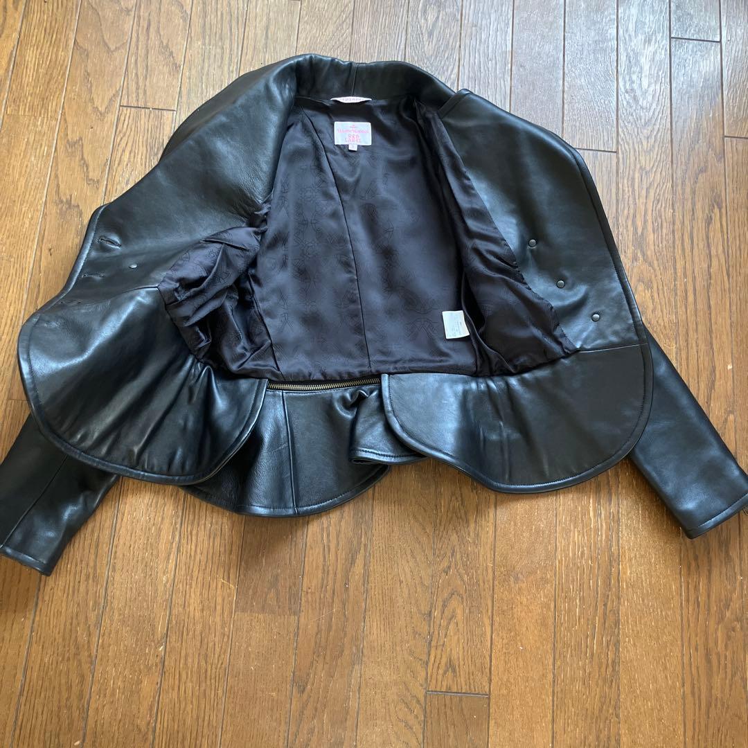 vivienne westwood 羊皮ライダースジャケット size3