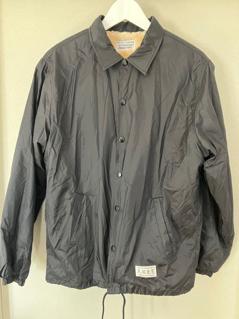 ア*ズ様 【レア】ワコマリア　天国東京　裏ボア　コーチジャケット WACKO MARIA（ワコマリア） 天国東京ボアコーチジャケット SIZE:M