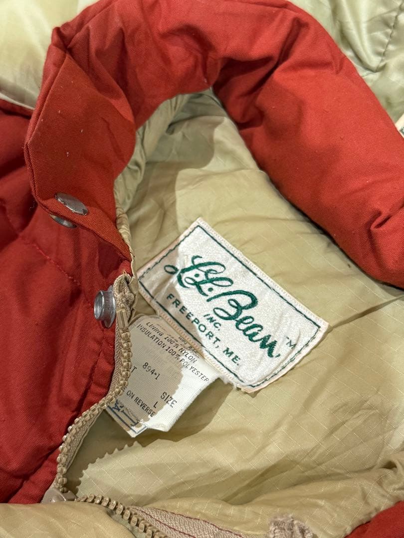 L.L.Bean エルエルビーン　ダウンジャケット　筆記体タグ　60s 70s