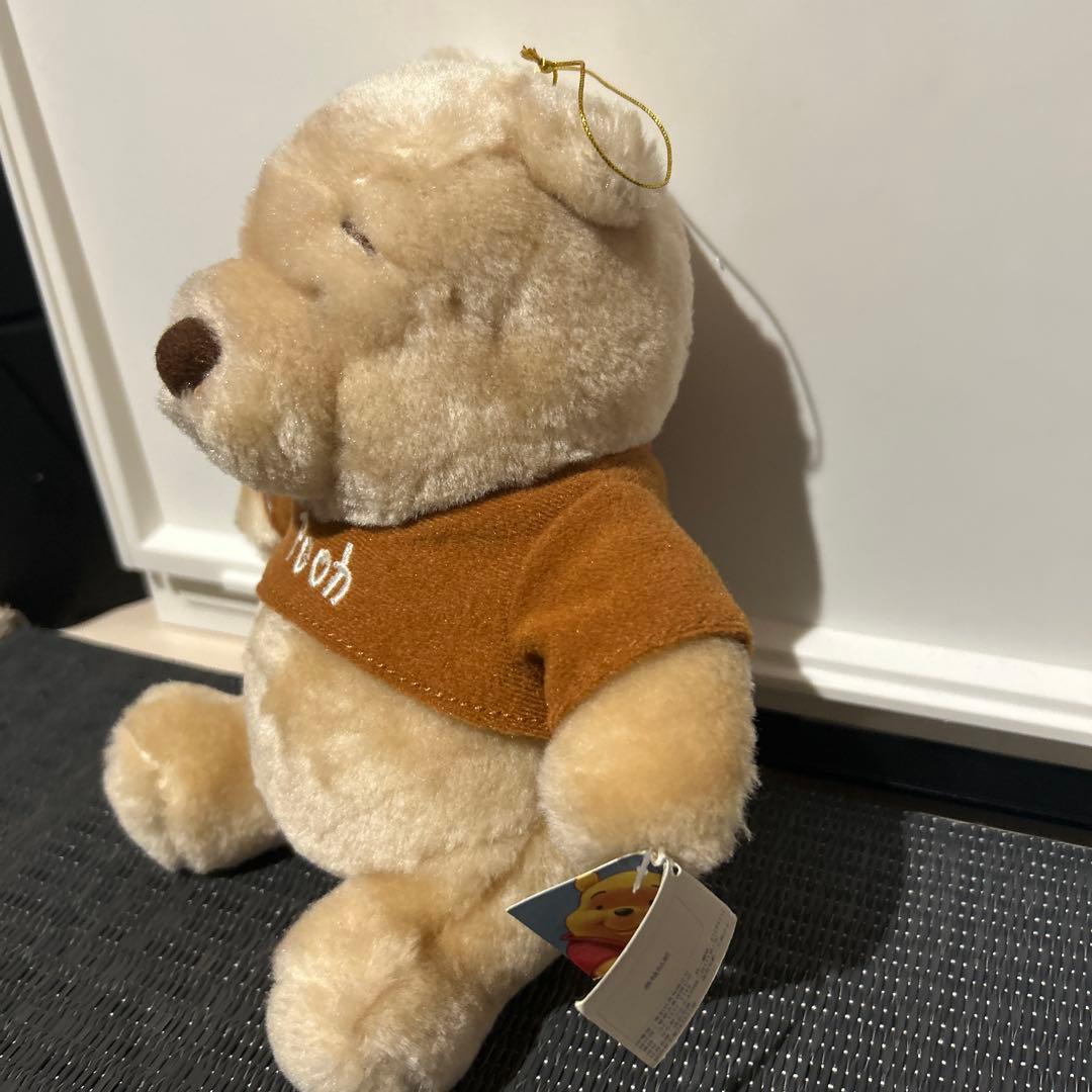 レア タグ付き レトロな茶色プーさん ぬいぐるみ くまのプーさん