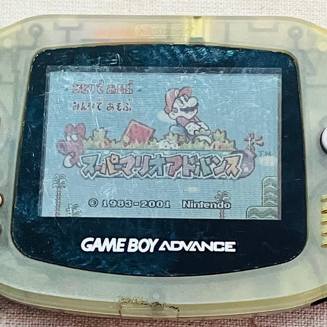 動作確認済 ゲームボーイアドバンス 本体 ミルキーブルー AGB-001 GBA