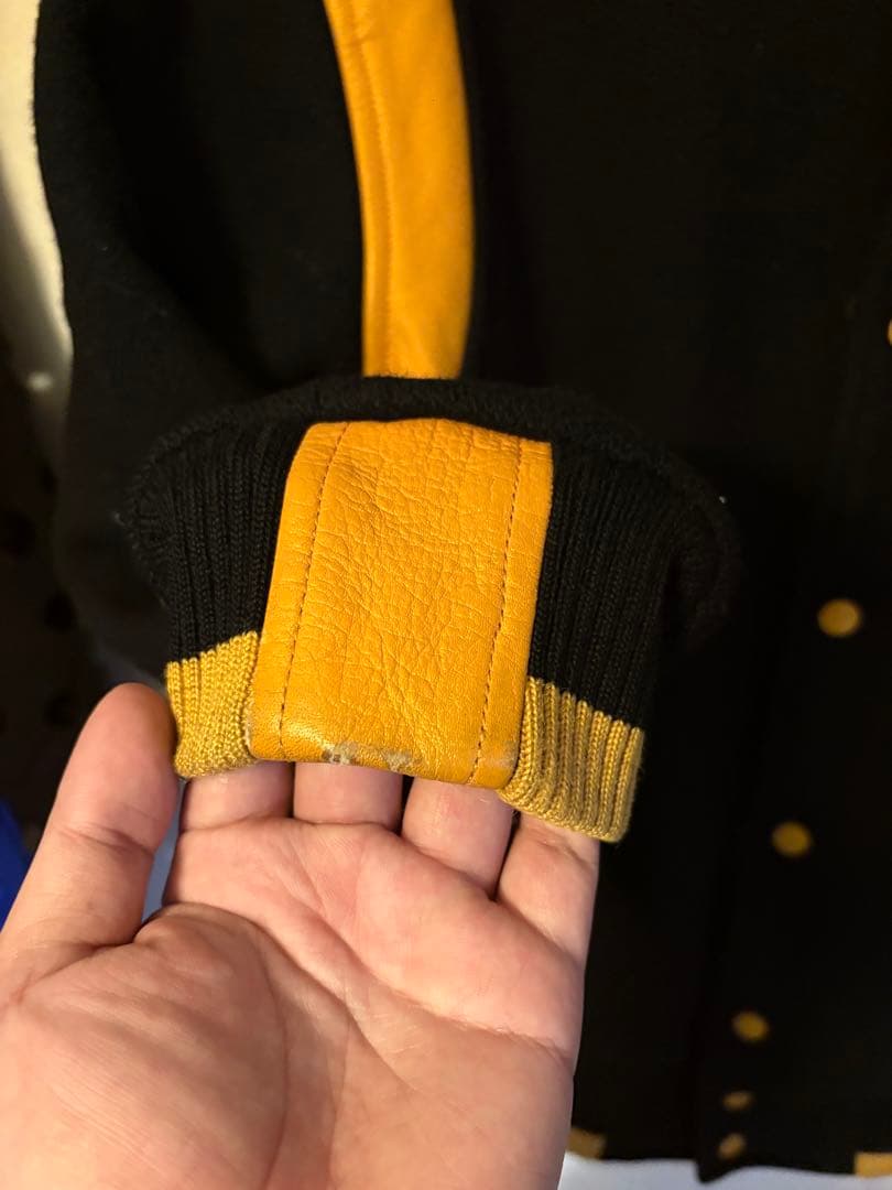 00s LET IT RIDE スタジャン y2k THING WHO