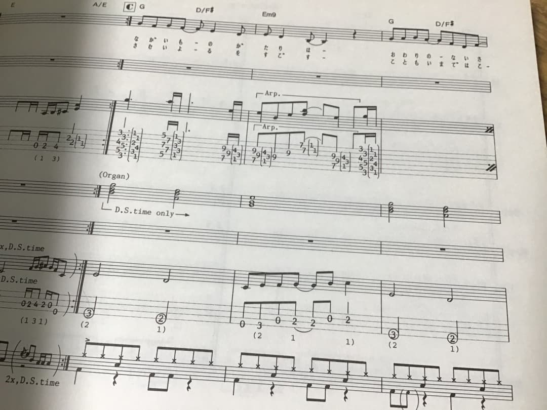 ☆楽譜/ジャコウネコ/JACO NECO/1ST/タブ譜/バンドスコア - メルカリ