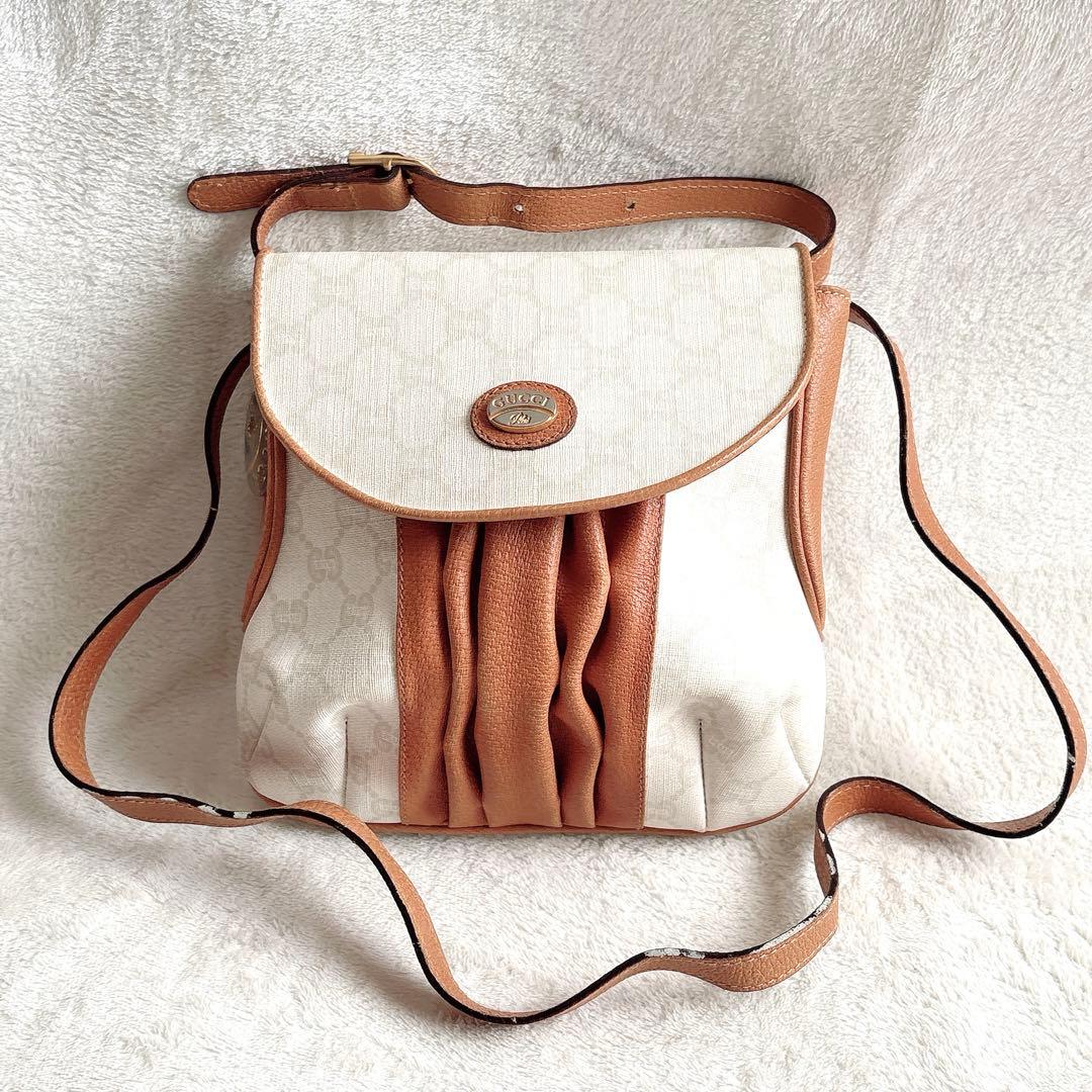 【正規品】GUCCI グッチ プラス GG ショルダーバッグ オールドグッチ GG グッチ GUCCI オールドグッチ シェリーライン GGプラス 斜め掛け