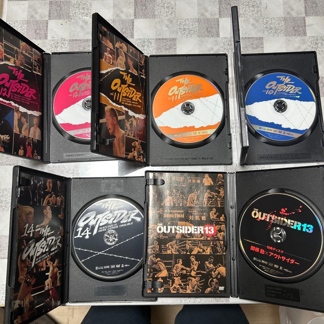 DVD25本セット　ジ・アウトサイダー 2008年〜2012年+不揃い3本