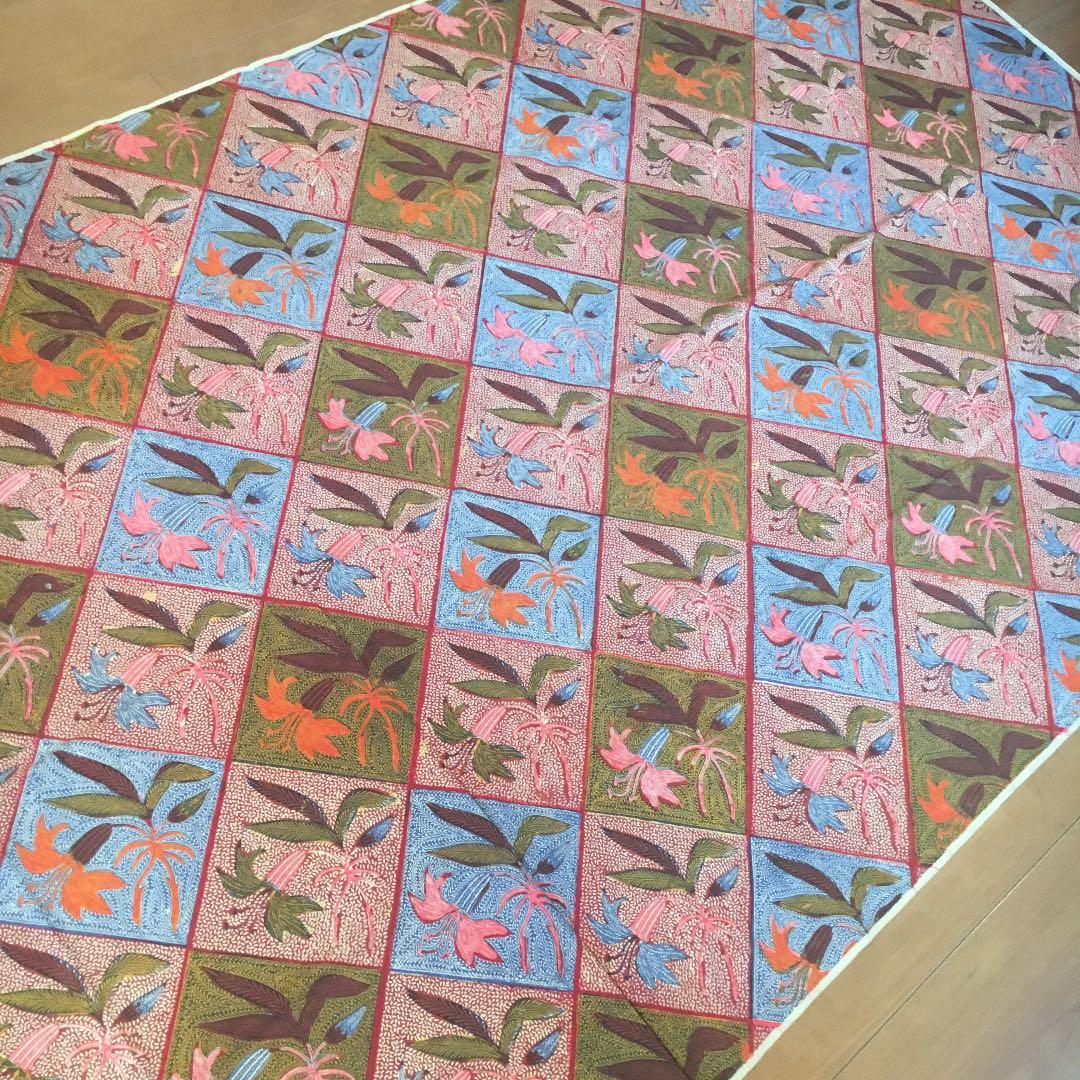 古布 ジャワ更紗（バティック）戦前 プカロンガン 菱ユリ紋 - メルカリ