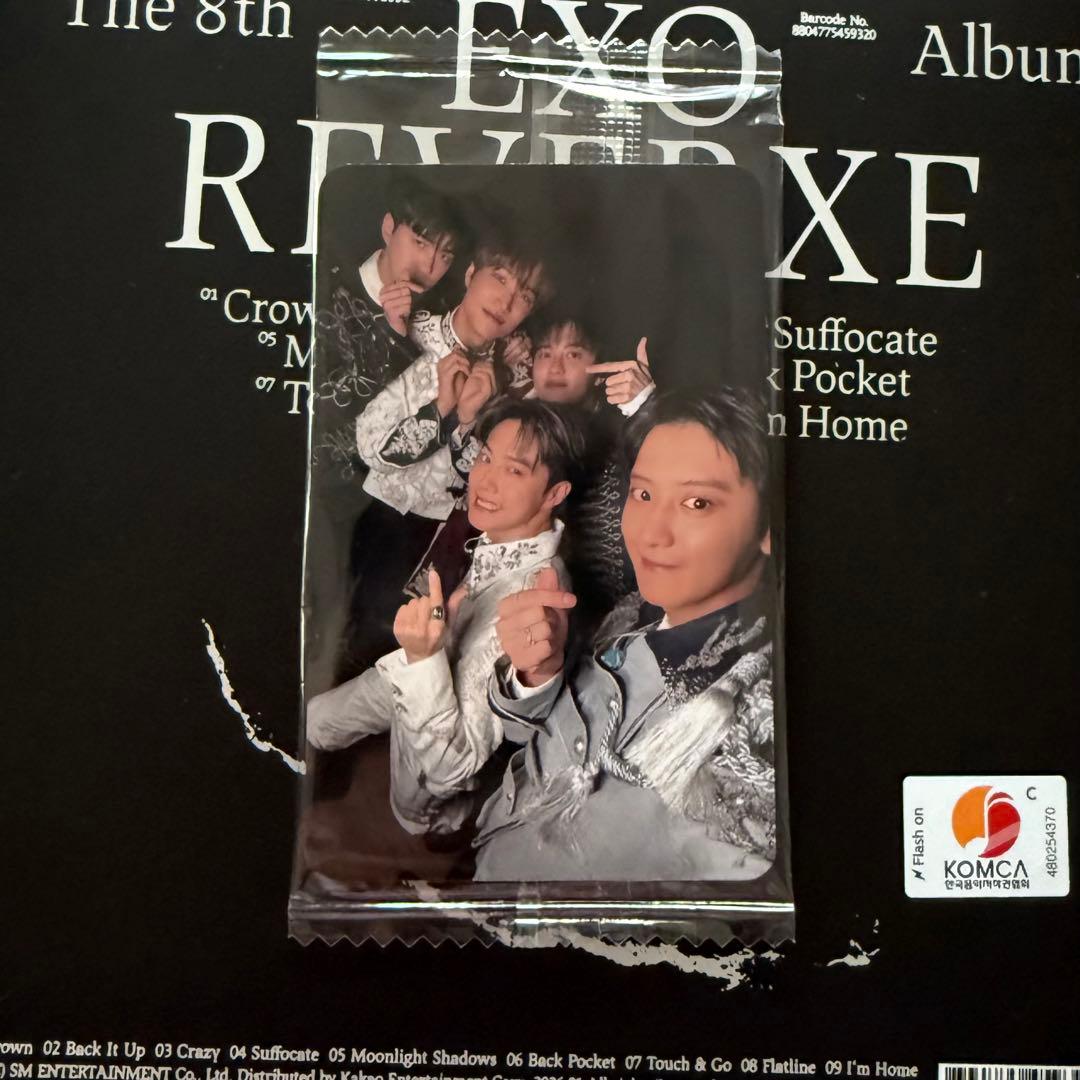 exo crown REVERXE ショケ トレカ ktown4 特典トレカ - メルカリ