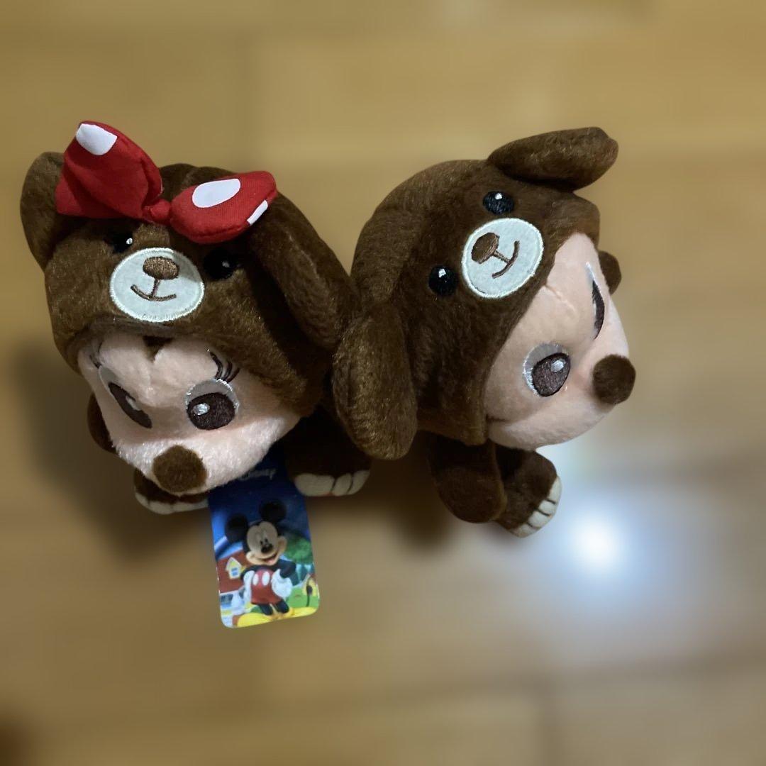 ディズニー クマ 着ぐるみ ぬいぐるみ キーホルダー ミッキー ミニー