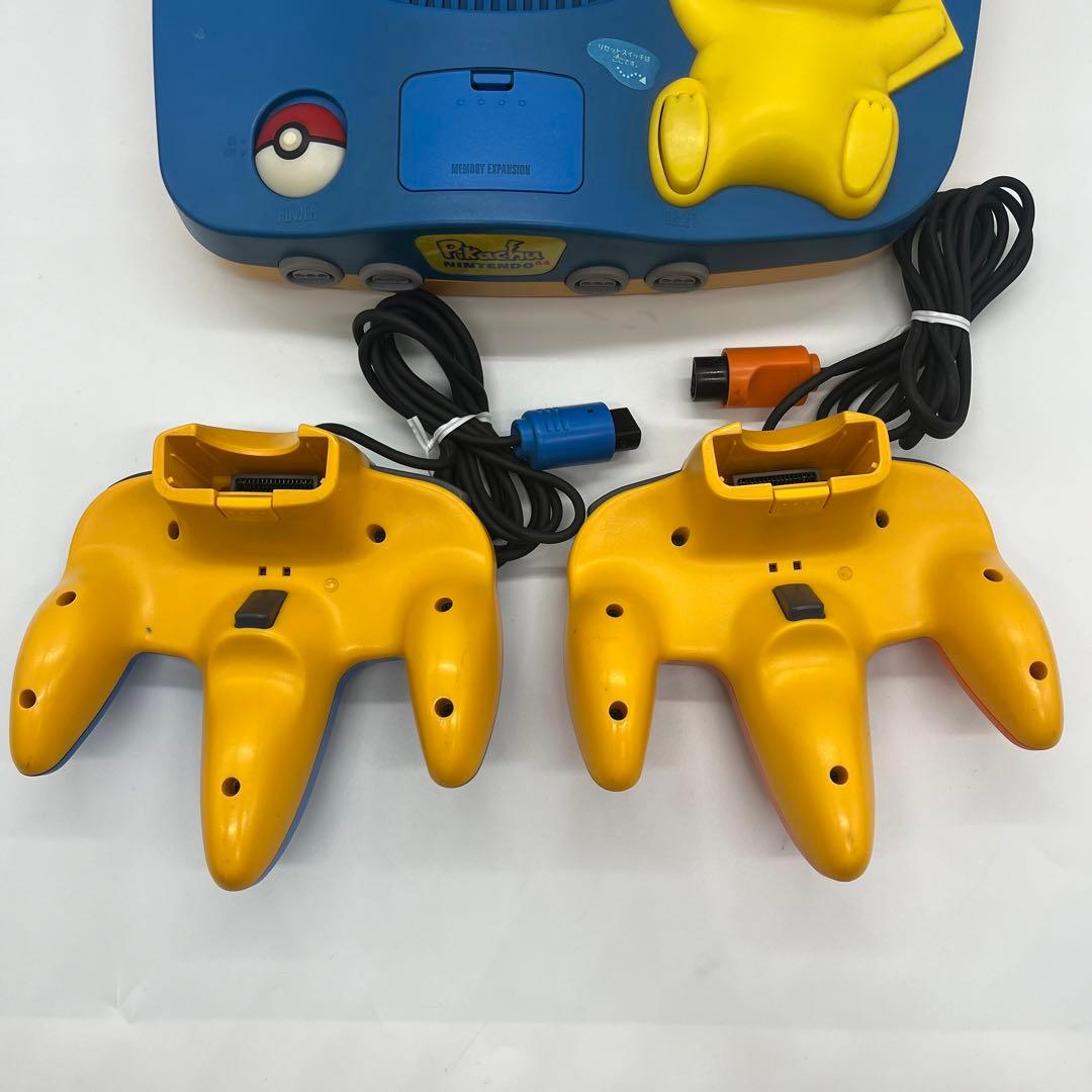 美品 ニンテンドー64 ピカチュウverブルー（中古）動作確認済み - メルカリ