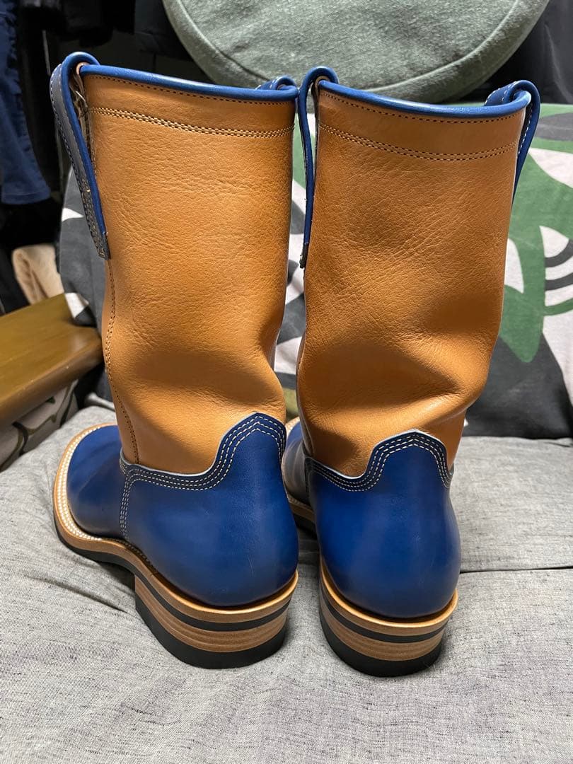 ぜローズ ウエスタンペコス ウエスコ 8.5EE エンジニア ホワイツ