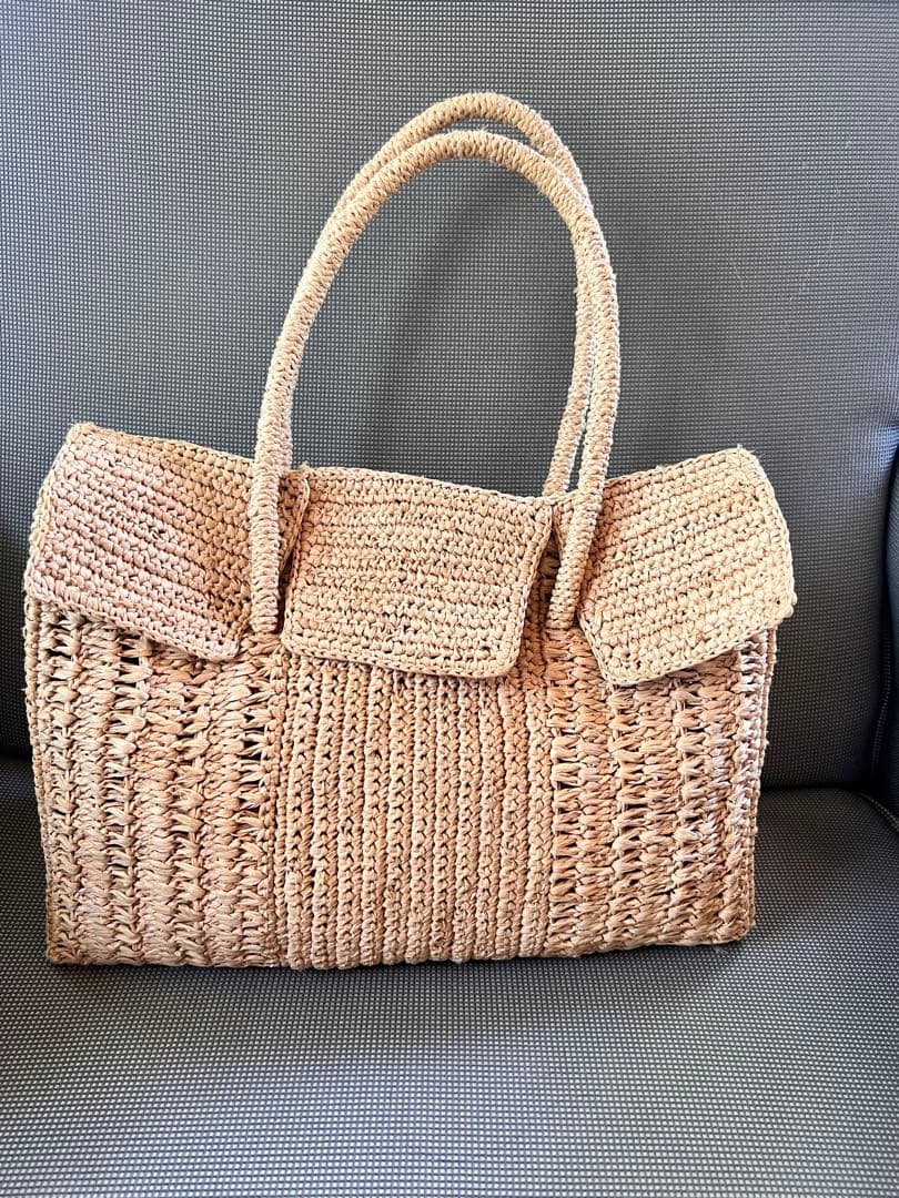 MAISON N.H PARIS ラフィアバッグ メゾンエヌアッシュパリのラフィアかごバッグ DAHLIA MINI｜送料無料