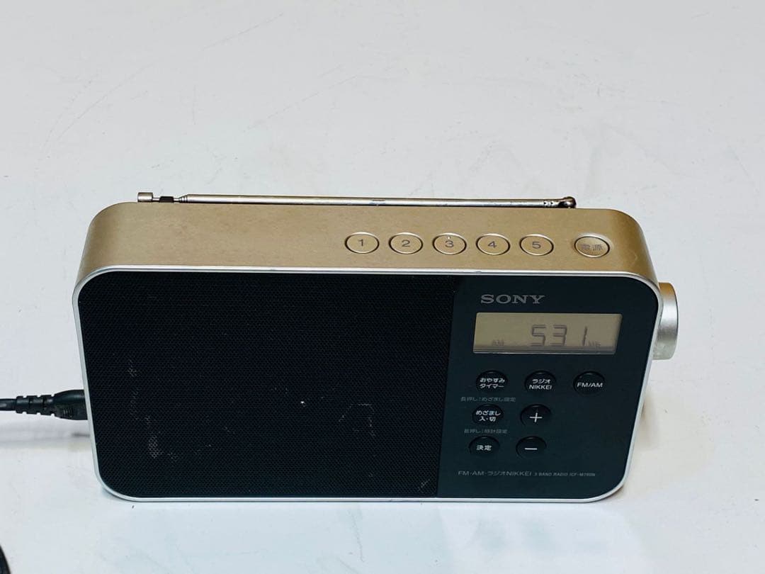SONY FM/AMラジオNIKKEI 3バンドラジオ ICF-M780N - メルカリ