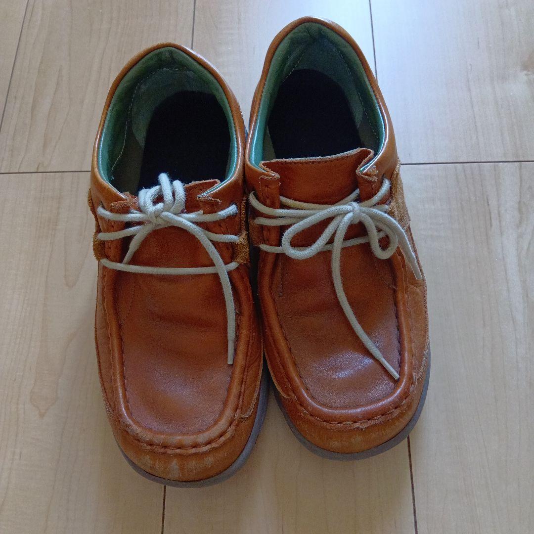 X sensible ストレッチウォーカー 38 レザー カジュアルシューズ