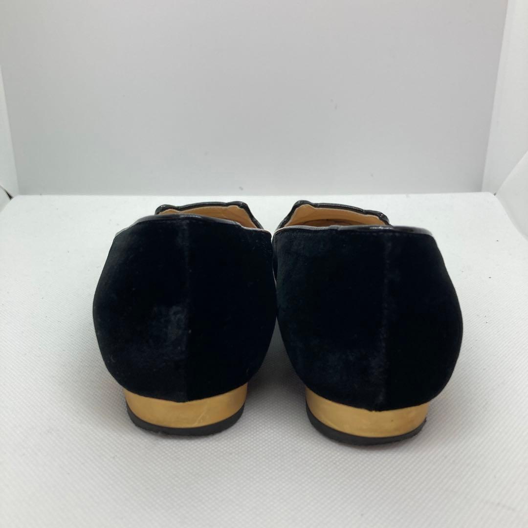 美品】シャーロットオリンピアキティ限定刺繍フラットシューズ