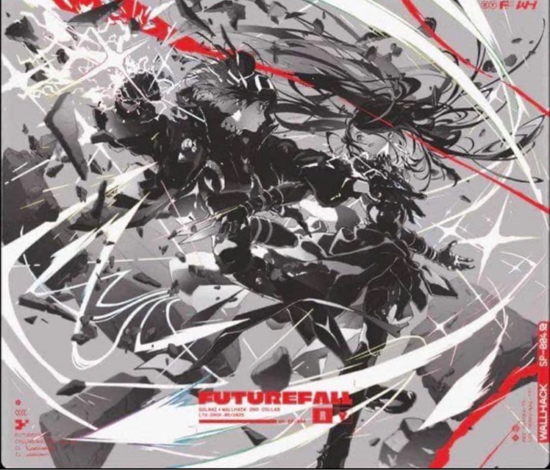 新品未開封】WALLHACK SP-004 Futurefall SOLANI SP-004 Black Glass Gaming Mousepad | Wallhack