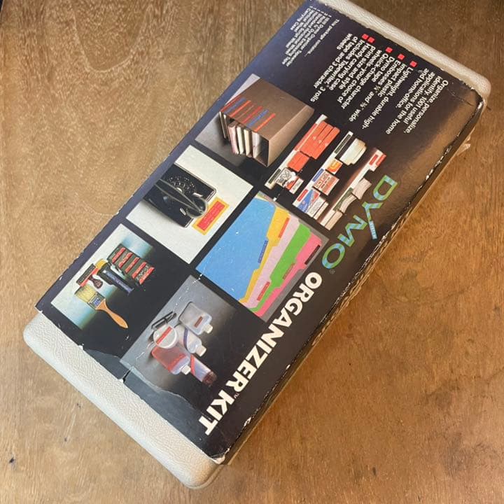 文字が繋がる筆記体・デッド】ダイモ 1610 DYMO 外紙ケース ビンテージ